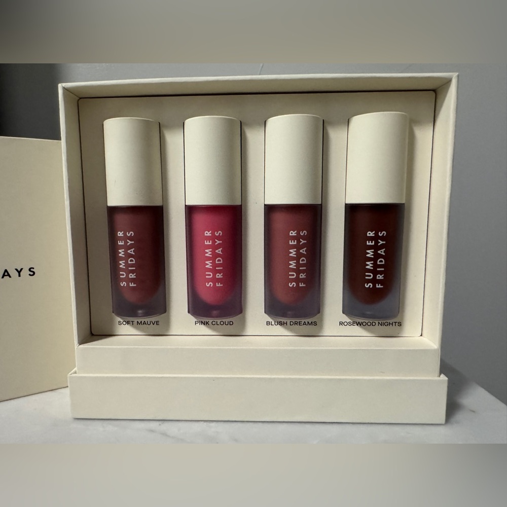 Summer Fridays Lip Oil Set - Mauve, Pink, Rose, Berry - Picture 6 of 12